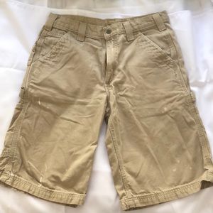 Carhartt tan shorts